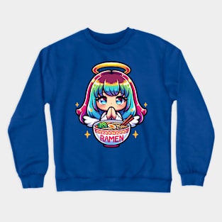 Ramen_Amen Chibi Blessing Crewneck Sweatshirt